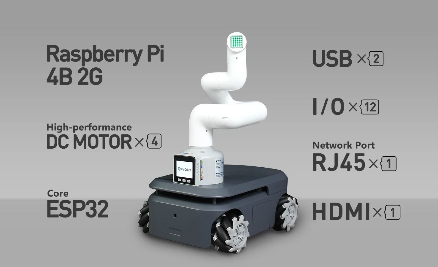 Elephant Robotics myAGV Mobile Autonomous Navigation Robot