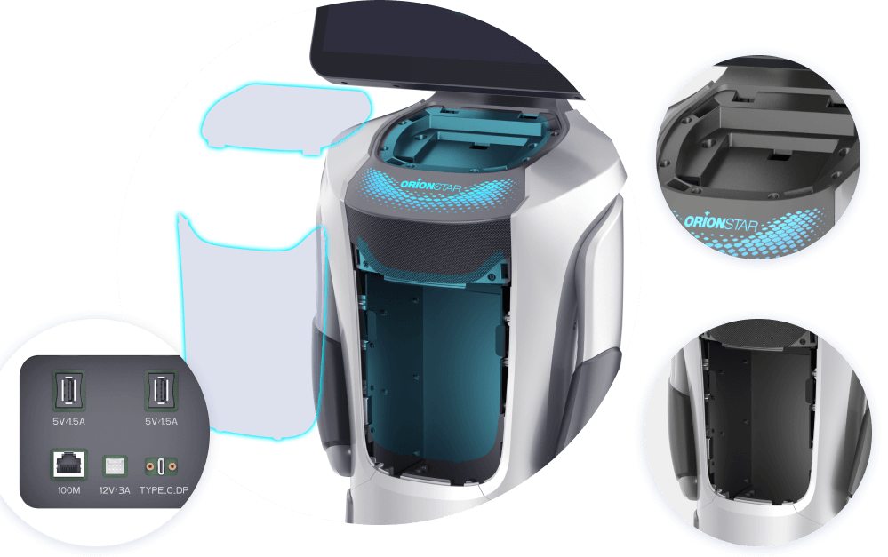 OrionStar GreetingBot Nova AI Service Robot