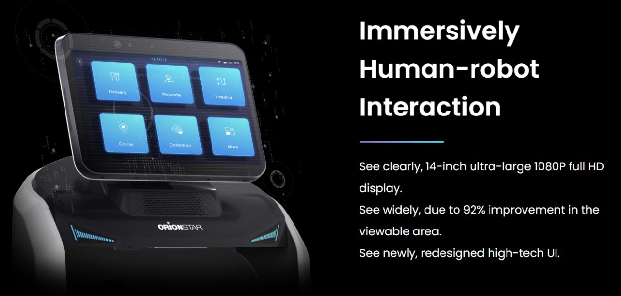 OrionStar LuckiBot Pro AI Delivery Robot