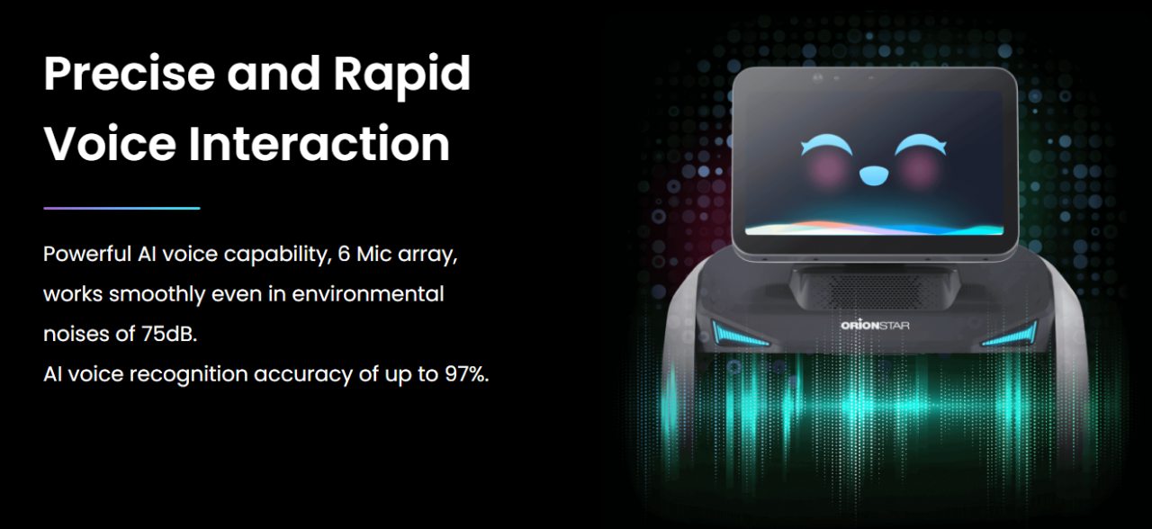 OrionStar LuckiBot Pro AI Delivery Robot