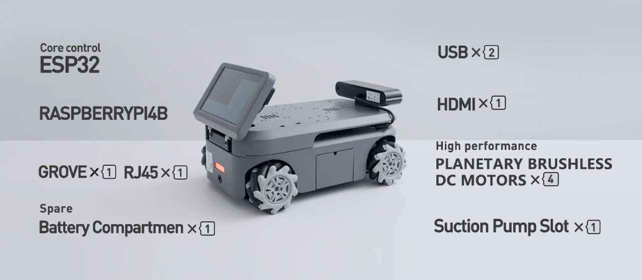 Elephant Robotics myAGV Mobile Autonomous Navigation Robot