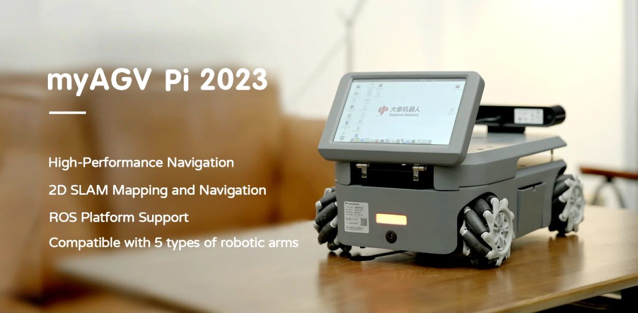 Elephant Robotics myAGV Mobile Autonomous Navigation Robot