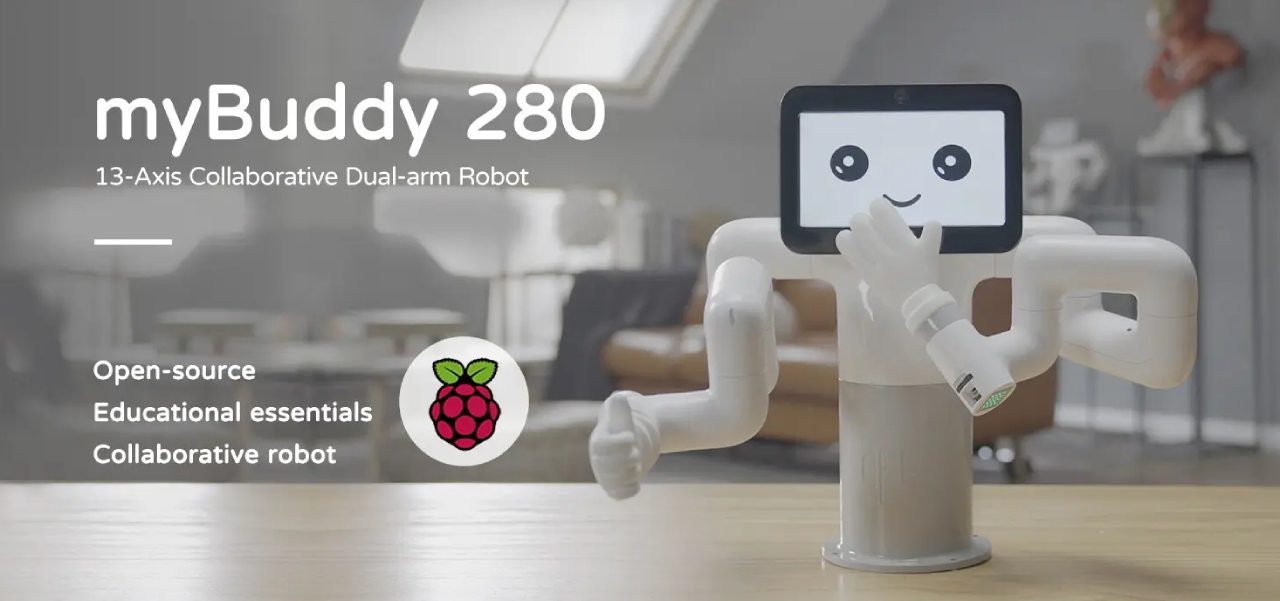 Elephant Robotics myBuddy 280 Dual-Arm Collaborative Robot