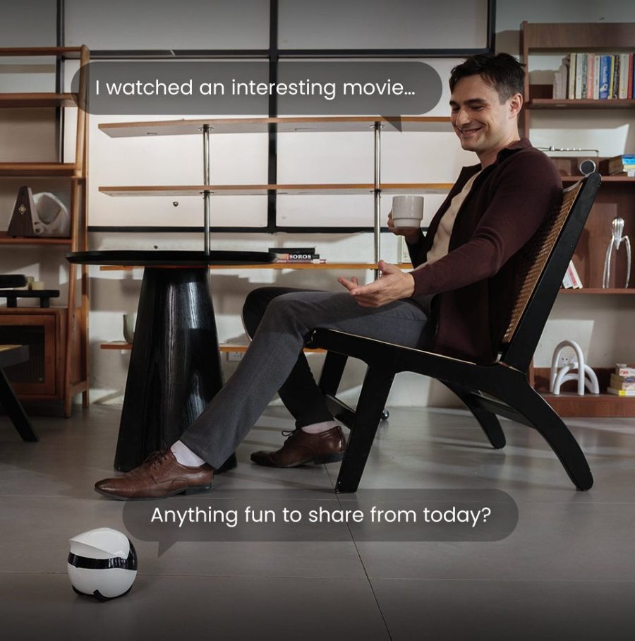 Enabot EBO Air 2 Plus Companion Robot | Orbit Grey