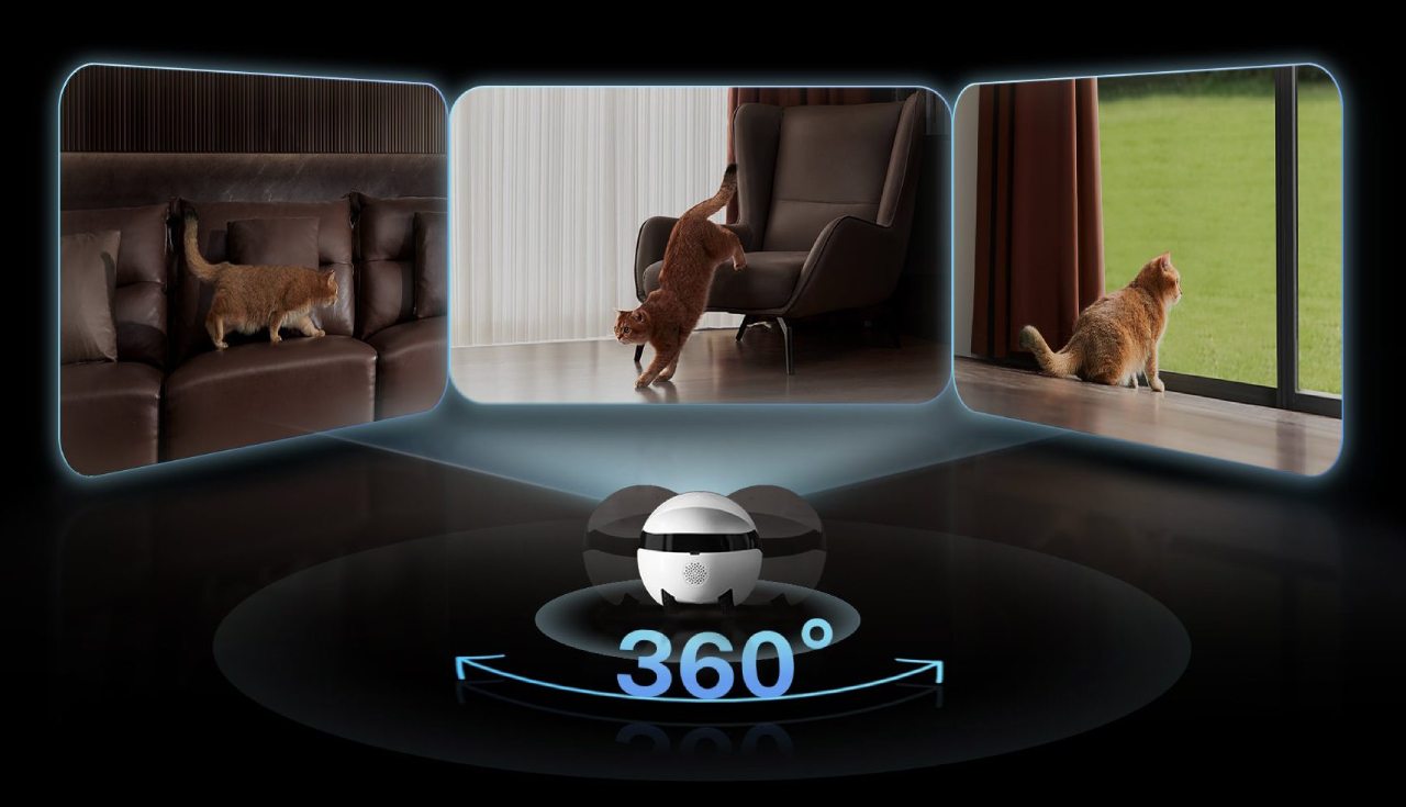 Enabot EBO Air 2 Plus Companion Robot | Orbit Grey