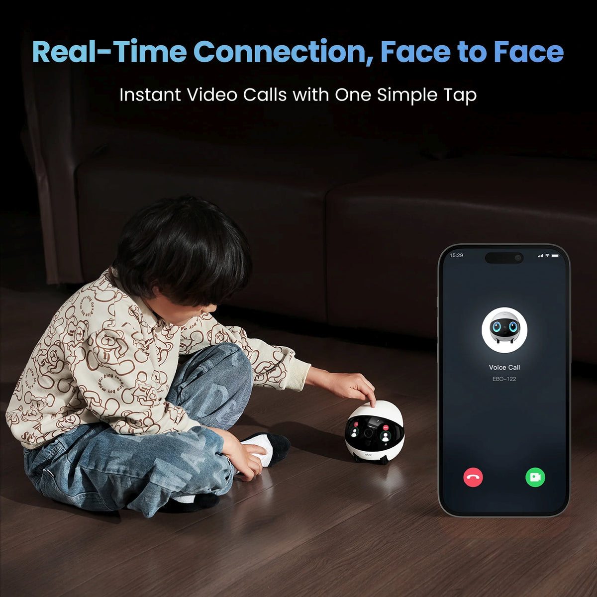 Enabot EBO Air 2 Plus Companion Robot | Orbit Grey