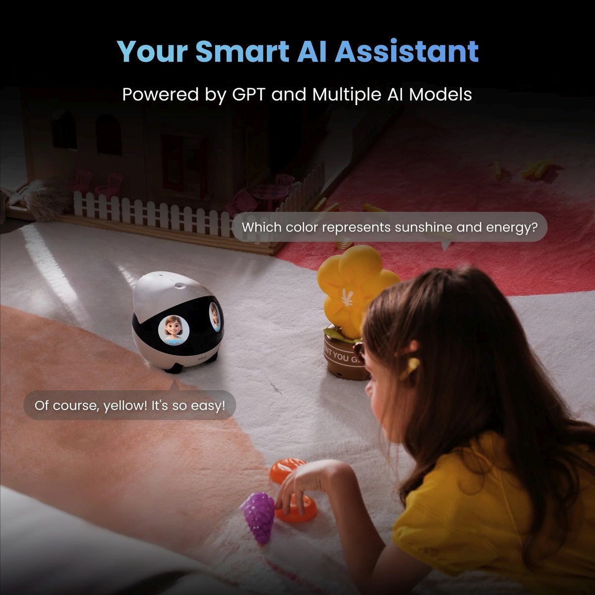 Enabot EBO Air 2 Plus Companion Robot | Orbit Grey