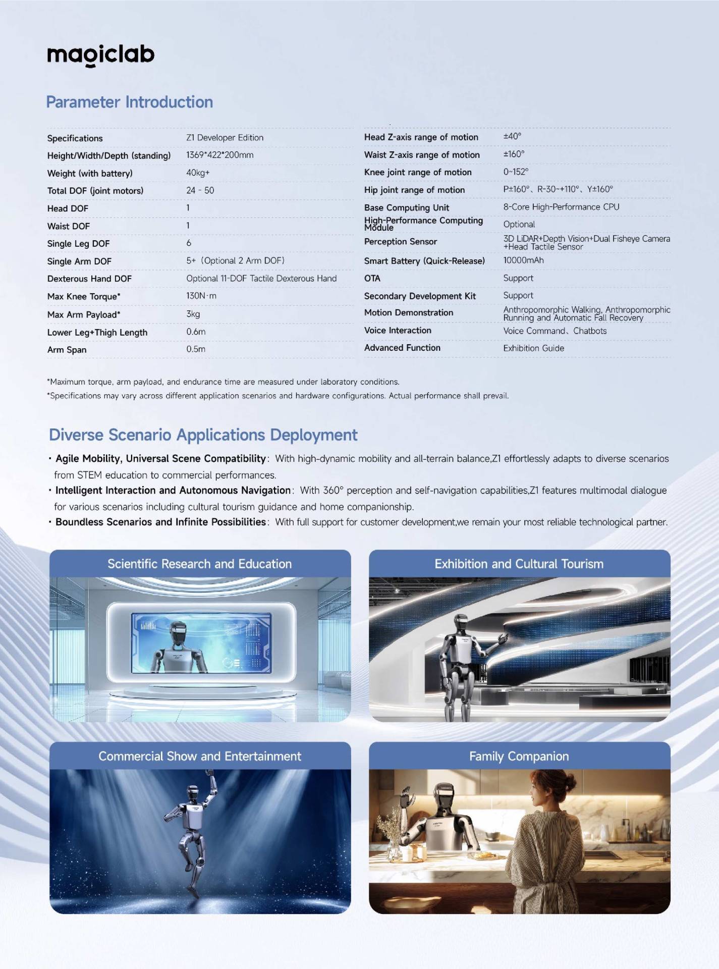 MagicLab MagicRobot Z1 V1 Humanoid Robot